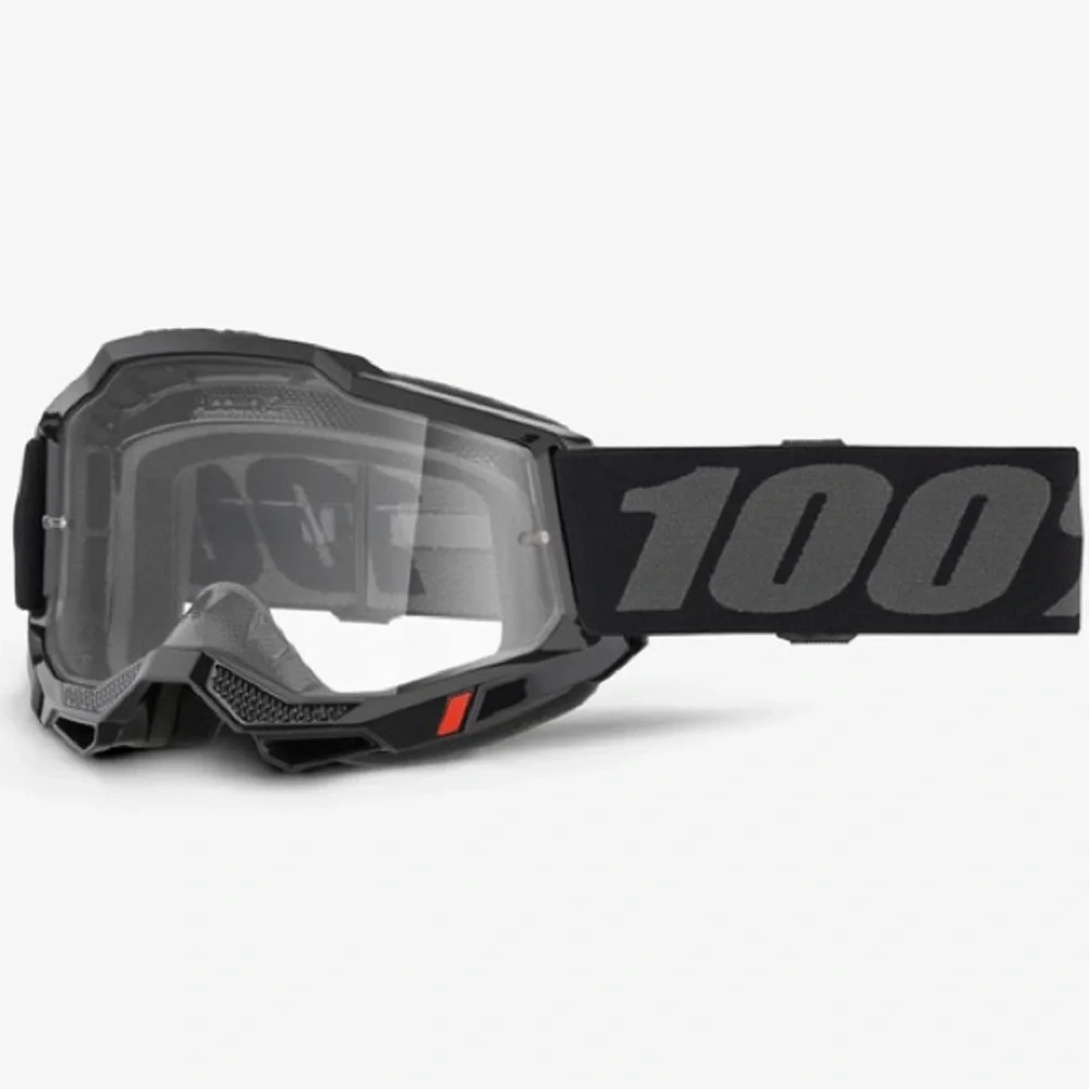 Black High-Performance Glasses with Clear Lens